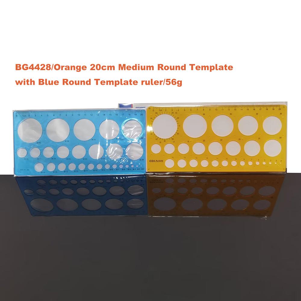 1Pcs Gifts Drawing ruler ruler Draw a circular ruler Geometric template Mathematical Template Multi functional graphic template