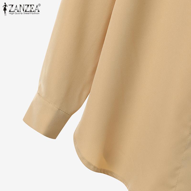 ZANZEA Women Long Sleeve Blouse and Pants Casual Two Piece Suit Sets