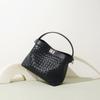 Year Commuter Texture Woven Portable Messenger Bag Cowhide Women's Bag Fashion Trend Bucket Bag Shoulder Bag