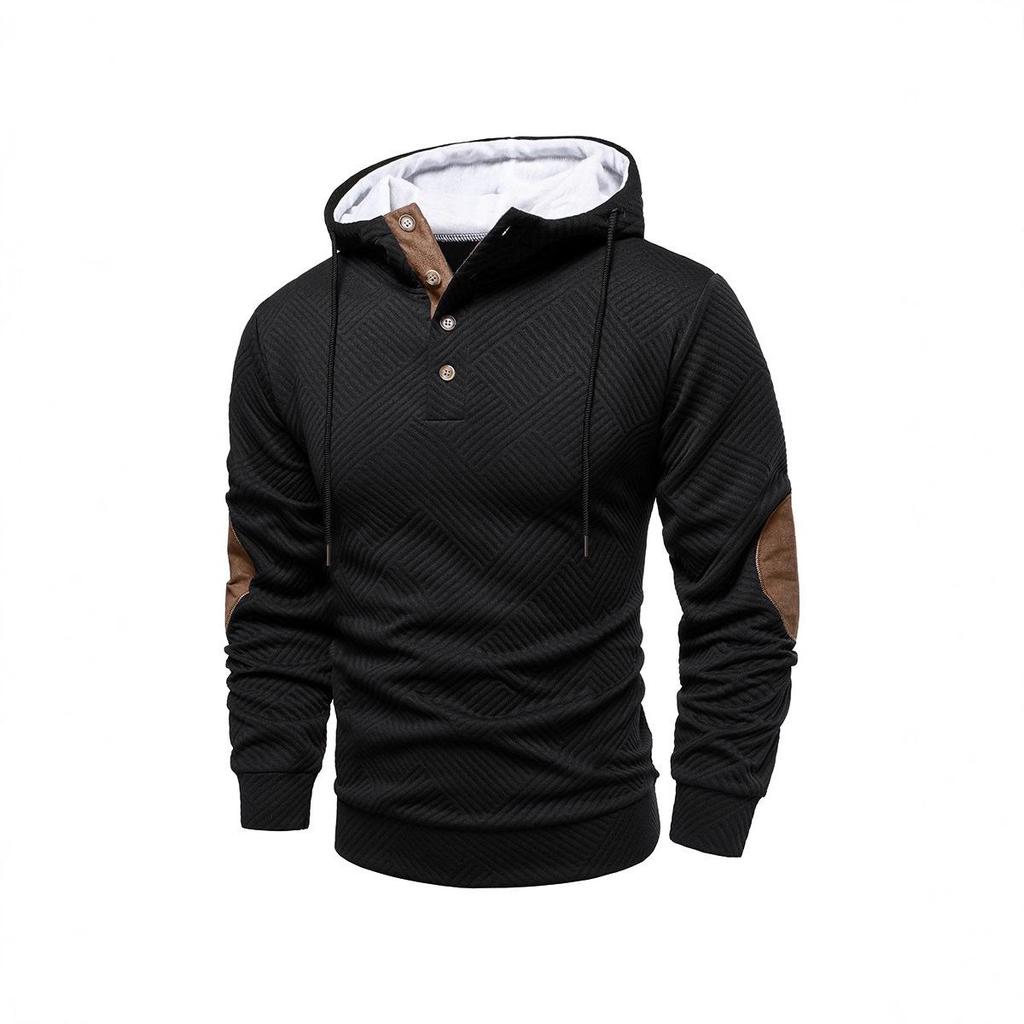 Men's Trendy Loose Hooded Casual Pullover Sweatshirt