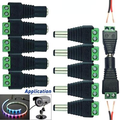 Power 12V Stecker auf Buchse DC Power Jack Adapter Stecker für CCTV-Überwachungskamera LED-Streifen Mehrzweck-DC-Stromanschlüsse
