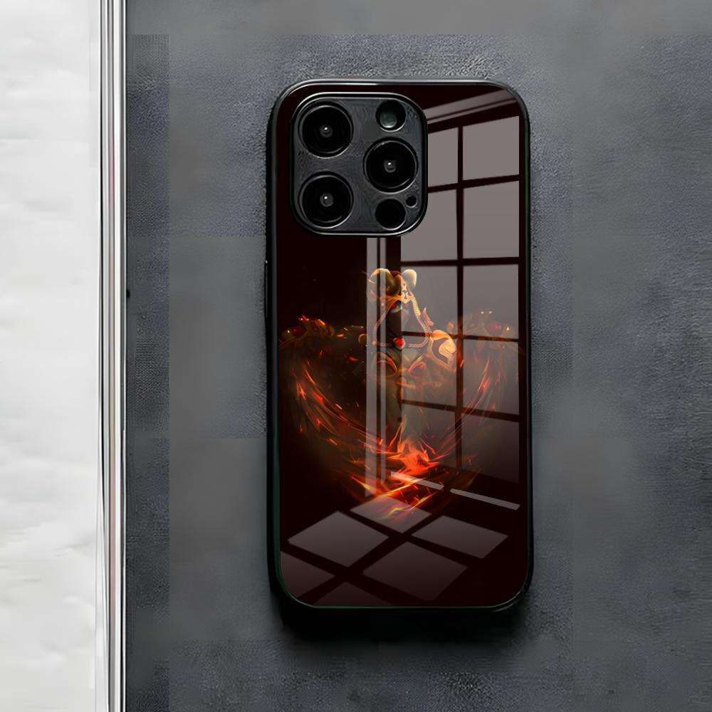 Game D-Dota 2 Phone Case For IPhone 17 Air 16 E Pro Max 15 14 13 Mini 12 Pro 11 Max Plus Black Glass Cover