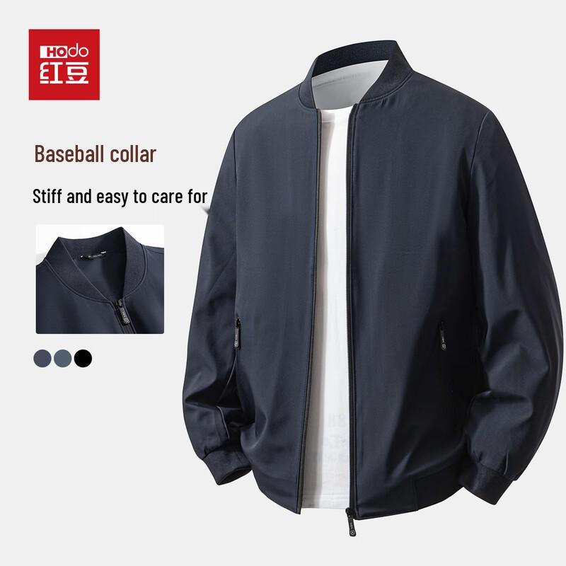 

Hodo Men s Casual Baseball Collar Bomber Jacket L