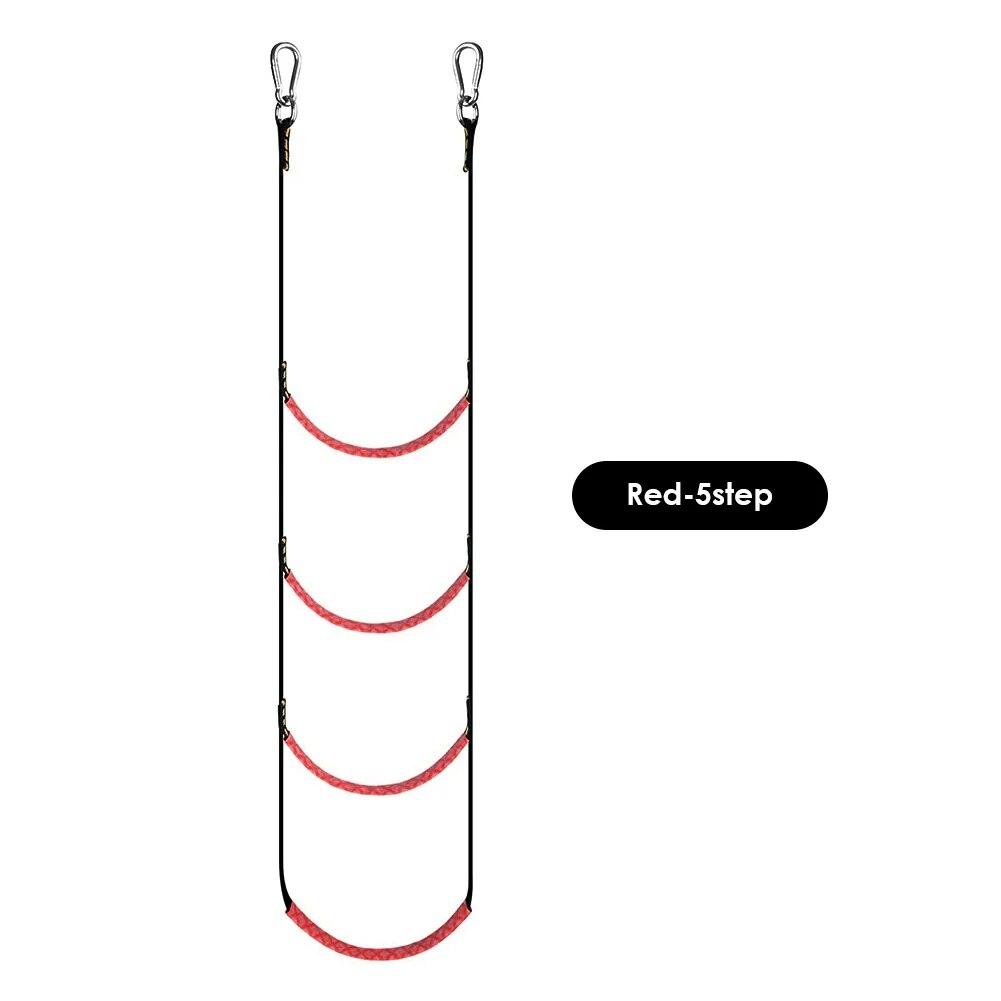 3/4/5 Step Boat Rope Ladder Boarding Rope Ladder Kayak Motorboat Canoeing Speedboat Dinghy Yacht Boat Accessories Marine