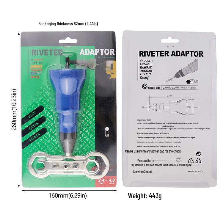 Enhanced Electric Rivet Gun Conversion with Core-Pulling Capability