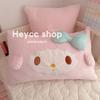Cute Cartoon My Melody Bow 3D Ears Pillowcase Super Soft 42x68cm Girls Dorm Decor Anime Gift