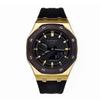 Unisex Liquid Crystal,Analog Dual Display Series 44mm Black Watch GA-2100-1A1(Watch3--)