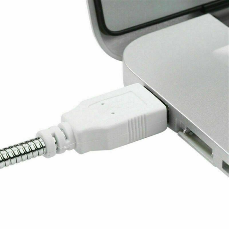 Metal Flexible Mini  Reading  Light Usb Charging 360 Degree Rotation High-brightness 28-led Heads