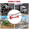 12 Ton Portable Hydraulic Jack Kit–26,455 Lbs Capacity,Auto Body Repair Tool,4.6Ft Hose, Storage Case–for Car, Truck Maintenance