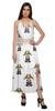 Moomaya Womena    S Sleeveless Maxi Dress With Trim Lace Spaghetti Strap Summer