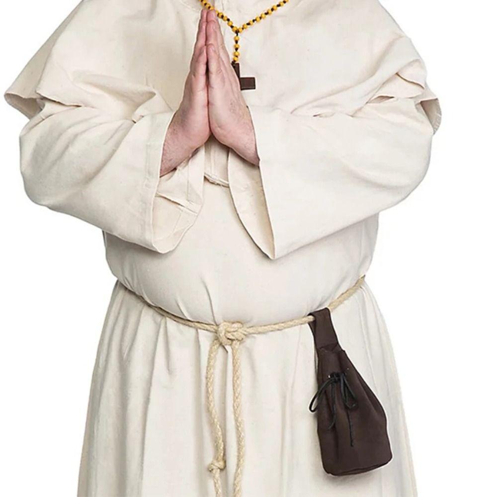 Costume Accessories Leather Drawstring Bag Medieval Vintage Belt Pouch Waist Bag Renaissance
