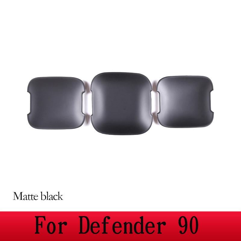 For Land Rover Defender 90 110 130 2020-2024 ABS Black/Carbon Fiber Car Exterior Door Handle Cover Trim Car Accessories