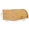 Bamboo Pastry Organizer with Acrylic Lid