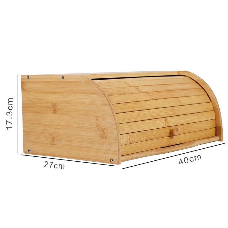 Bamboo Pastry Organizer with Acrylic Lid