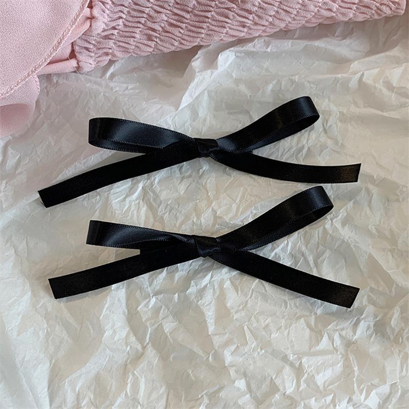 Mini Sweet Bowknot Hair Clips Ballet Ribbon Bow Hairpins Bang Clip Korean Girls Mini Grabs Clips Women Headwear Hair Accessories