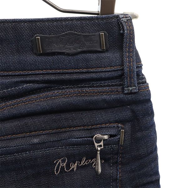 Replay Jeden bodS logem Úzké džínové kalhoty W26 modré džíny Dámské Použité