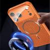 Heat Dissipation Cooling Mesh Hole For Magsafe Case for iPhone 17 16 15 14 Plus 13 12 Pro Max Hard Magnetic Len Protection Cover
