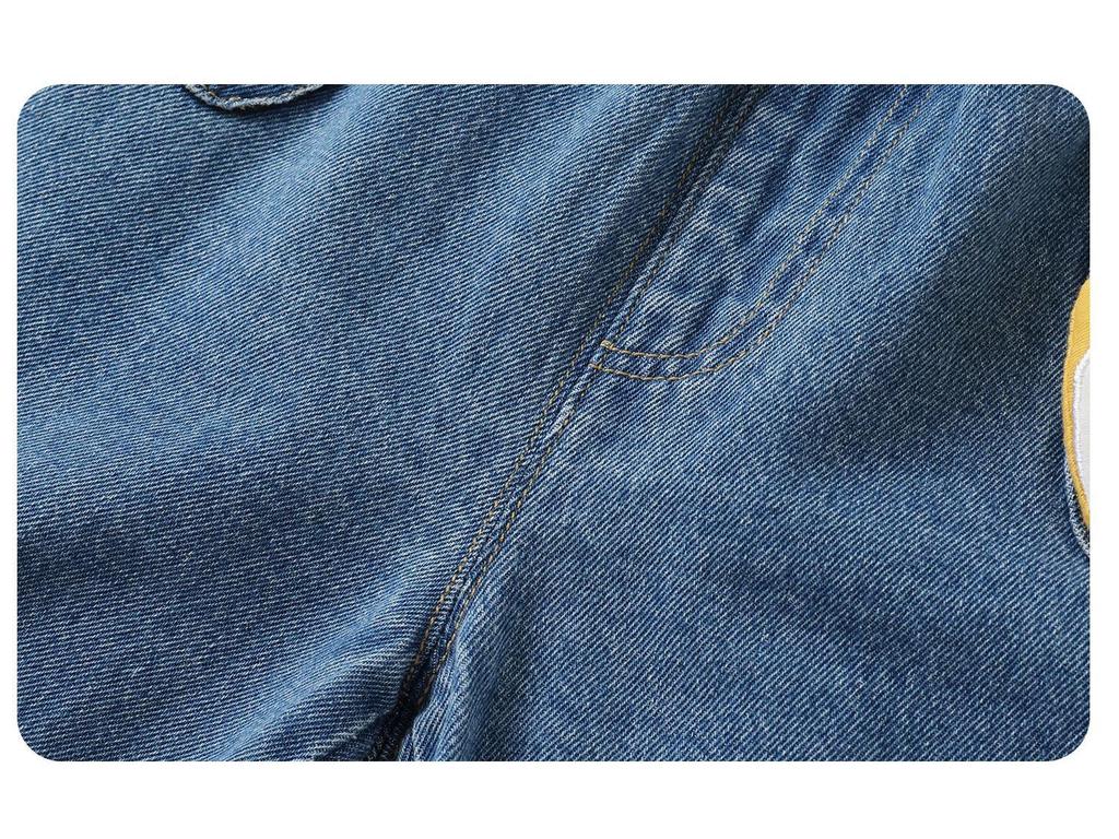 Kaka Panda Kids' Trendy Spring and Autumn Jeans for Boys and Girls