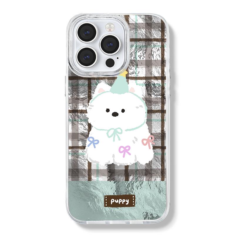 

Zhitai Glacier Pattern Cartoon Case for iPhone 11 Pro/12/13/14/15 Pro Max/16. iPhone 16 Plus
