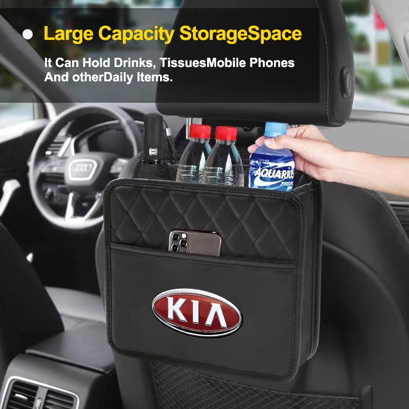 Car Backseat Storage Box Back Seat Organizer Hanging Storage Bag For KIA Ceed Rio Sportage R K3 K4 K5 K6 K7 K8 Ceed Sorento Cerato Optima