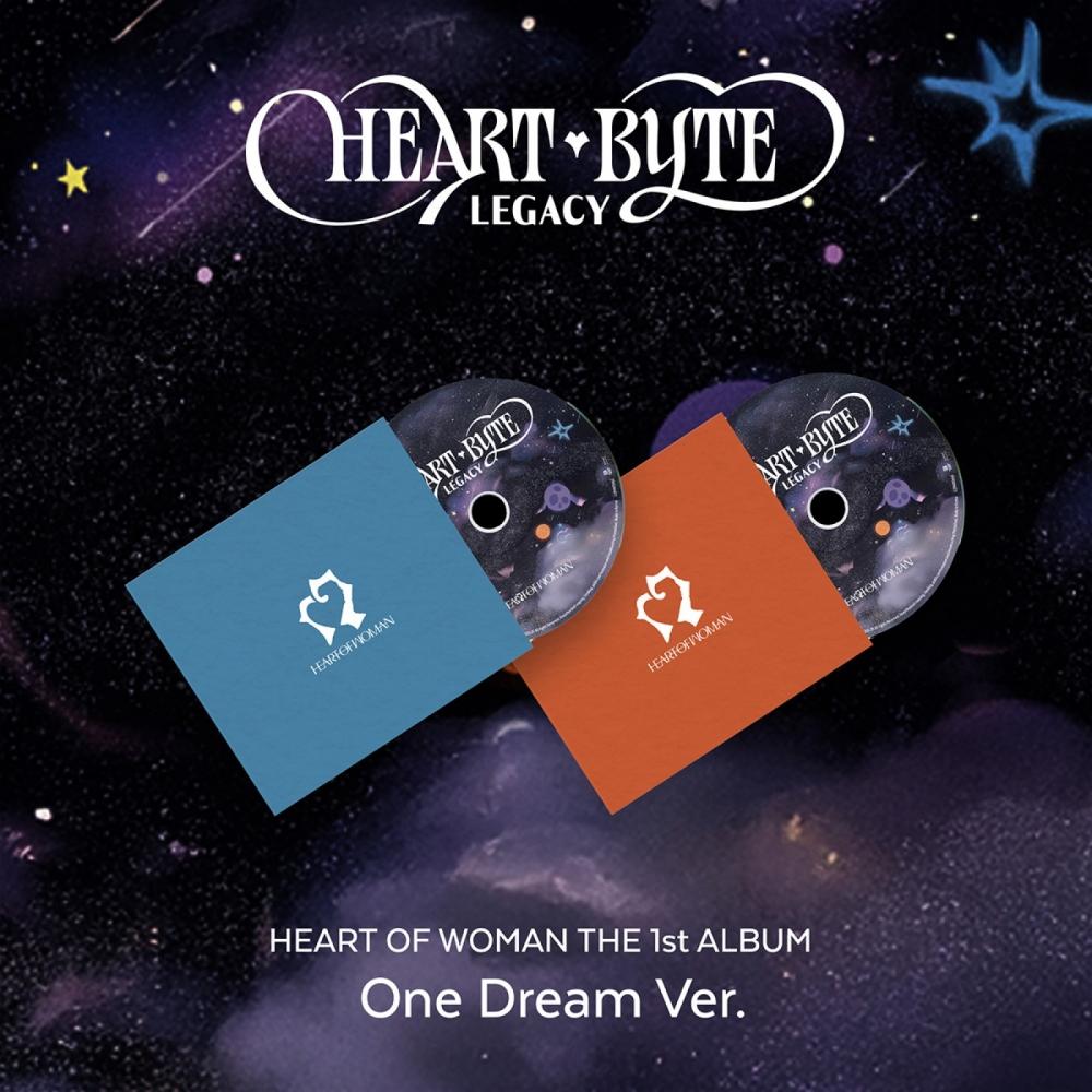 Сердце Женщины 1-й Альбом Heart Byte Legacy One Dream Вер. Голубая версия.