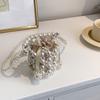 Adorable Korean Children's Mini Pearl Crossbody Bag For Spring Outings