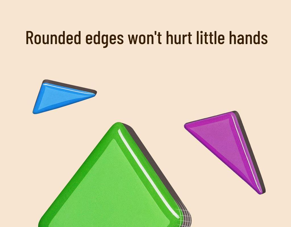 Magnetic Tangram Puzzle for Ages 3-6 - First Grade & Kindergarten Kids' Educational Toy