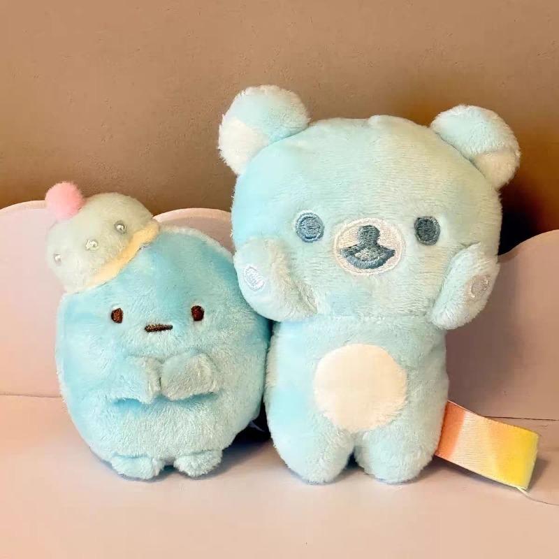 Macaron Colors Rilakkuma Sumikko Gurashi Tapioca 10th Anniversary Plush Toy Colorful SumikkoGurash Stuffed Doll Fluffy Keychain