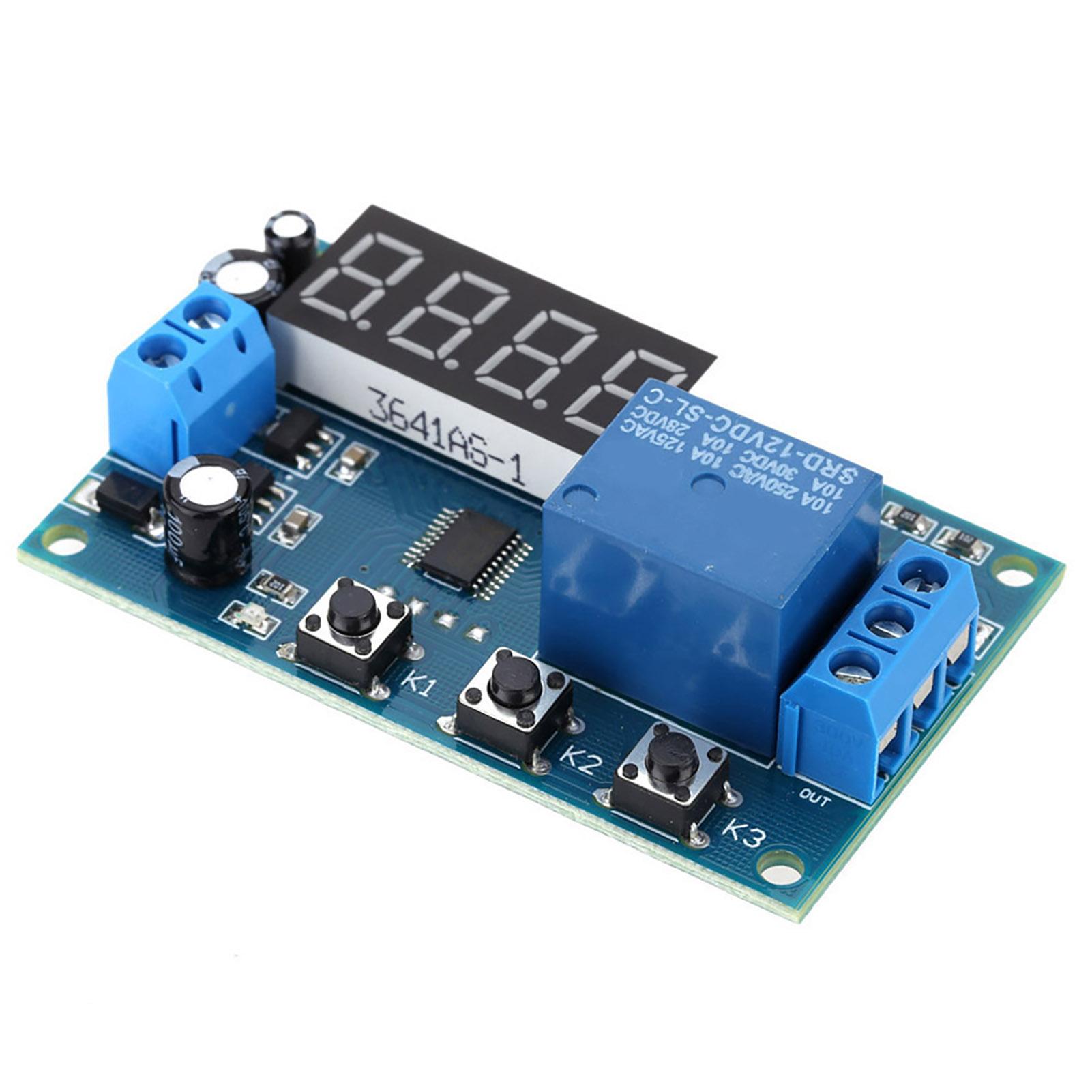 

Multifunction Delay Time Module Switch Control Relay Cycle Timer DC 12V