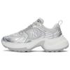 New York Yankees Slip Resistant And Breathable Low Top Casual Shoes Women's Silver Sneakers 3ASHW045N-50SIS