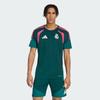 adidas Real Madrid Soccer Jerseys Men's Dark Green/Pink Crew Neck Mode