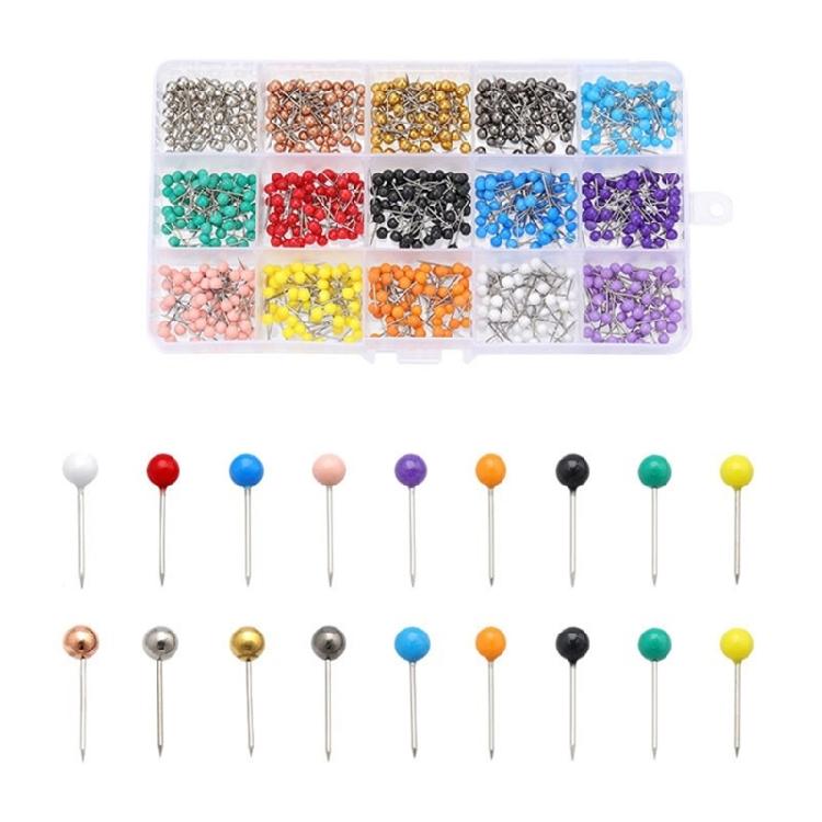 200/500/900 Stück 4 mm Rundkopf Nähnadeln Mehrfarbig Quilting Positionierungsnadeln Für Näharbeiten Stoff Nähprojekt