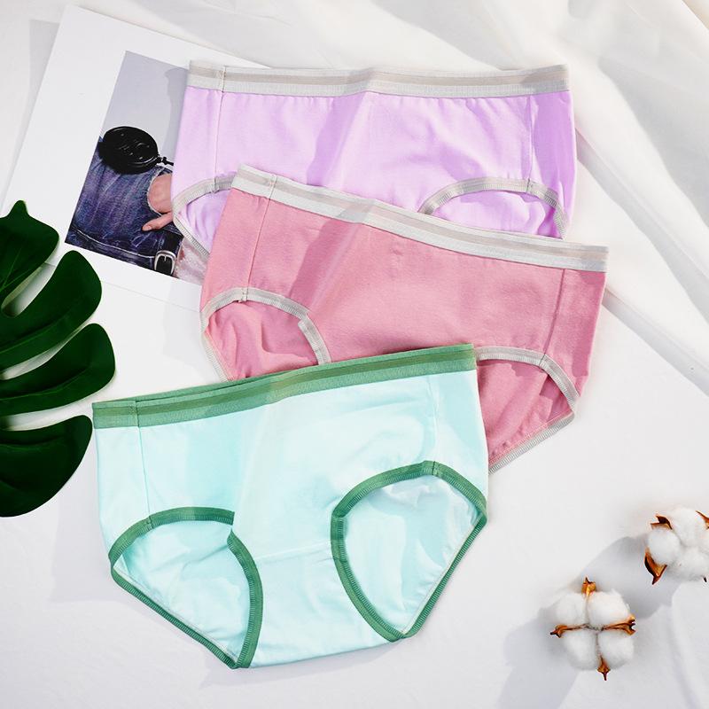 Women's Cotton Triangle Underwear Slim Comfortable Simple Breathable Women's Triangle Pants