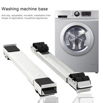 2Pcs Heavy Duty Appliance Rollers Extendable Washing Machine Adjustable Length Base with Wheels Furniture Accessories