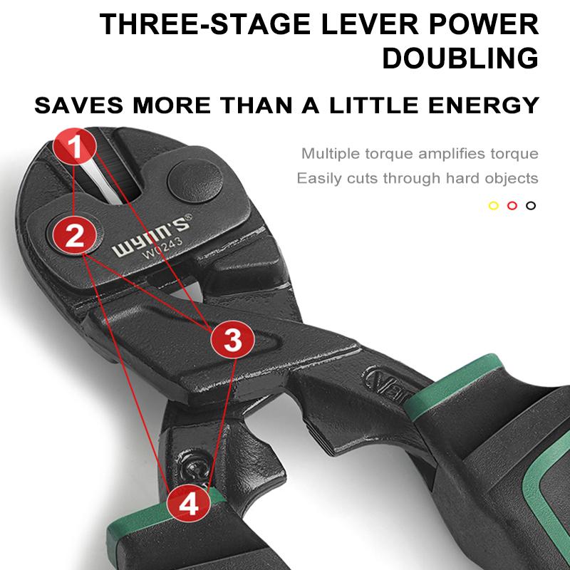 8" Mini-Bolzenschneider Federbelastet Klein Robust Drahtseilschneider Drahtschneider Bewehrungsschere Klemmen Werkzeuge