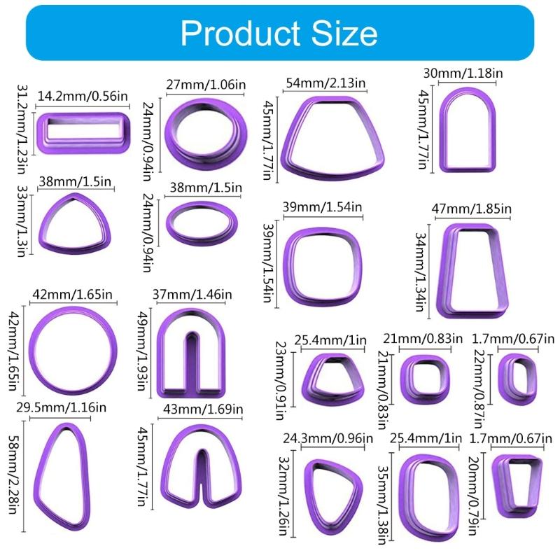 40Pcs Clay Jewelry Making Set with 5 Color Soft Clay, Sculpting Modelling Tool Clay Cutter, Earring Hooks for Artist Kid