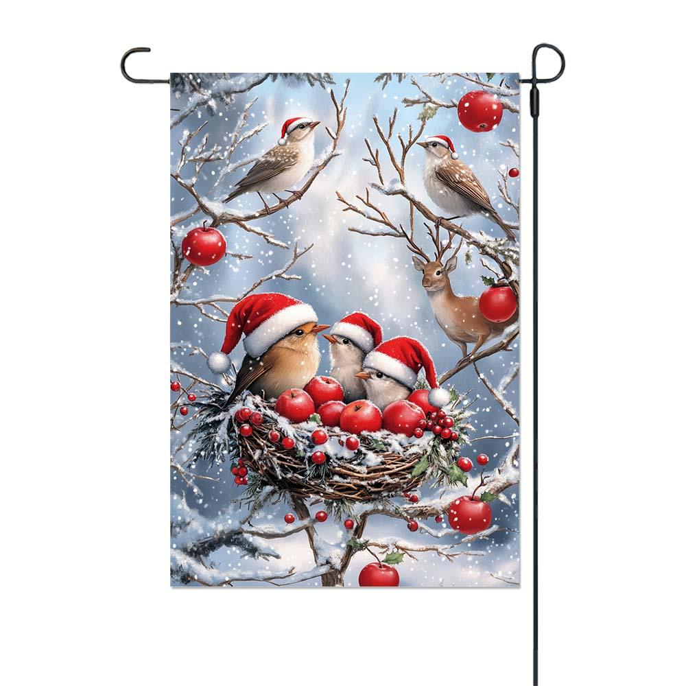 Christmas Courtyard and Garden Party Decoration Flag