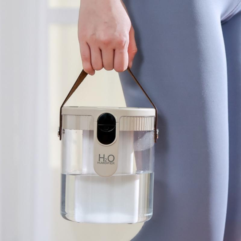 Portable Humidifier Air Freshener for Small Space 2L Large Capacity Perfect for Nightstand Dorm Bedroom Office