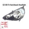Compatible Front Headlight Half Assembly for 2003-2008 Honda Fit Hatchback