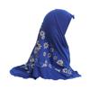 Fashion Instant Hijab Headscarf Fit 2-6 Years Old Girls Muslim Hijab Hat Islamic Headscarf Embroidery Full Cover Turban Caps