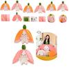 Creative Children's Bunny Doll-transforming Plush Toy With Carrot And Strawberry Options