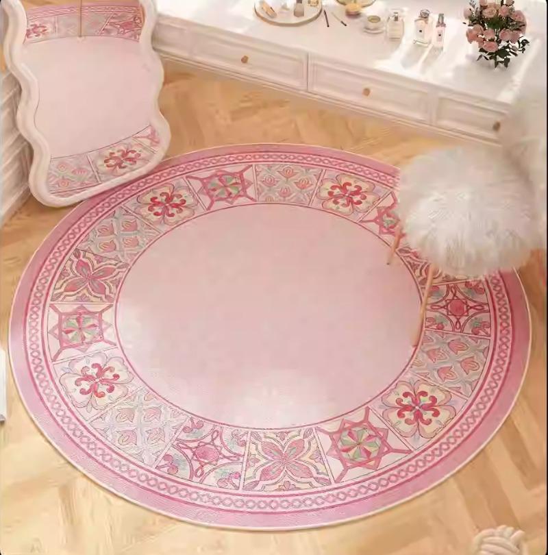 Sweet Irregular Bedroom Bedside Carpet Small Fresh Style Living Room Rugs Creative Fashion Dressing Table Floor Mats  Alfombra