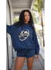 Trendy Women's Autumn Sweatshirt: European Size, Casual, Fashionable, Comfortable, Mid-High Collar, Long-Sleeved