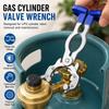 Metal Gas Cylinder Valve Wrench Plastic Grip Gas Valve Wrench Cylinder Valve Tool  Hardware Repair