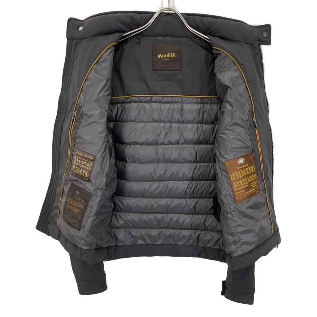 MOORER Black FILIPPO-KN Blouson Jacket Brown 48Used