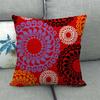 Circular Geometric Pattern Digital Printing Short Plush Pillow Covers For Car Sofa Office Cushion Cover Home Goods