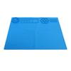 Kids Art Mat Soft Washable Multifunctional Silicone Painting Pad with Palette for Home Travel