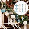 Ornaments Christmas Tree Hanging Wooden Decorations Xmas Decor for Holiday