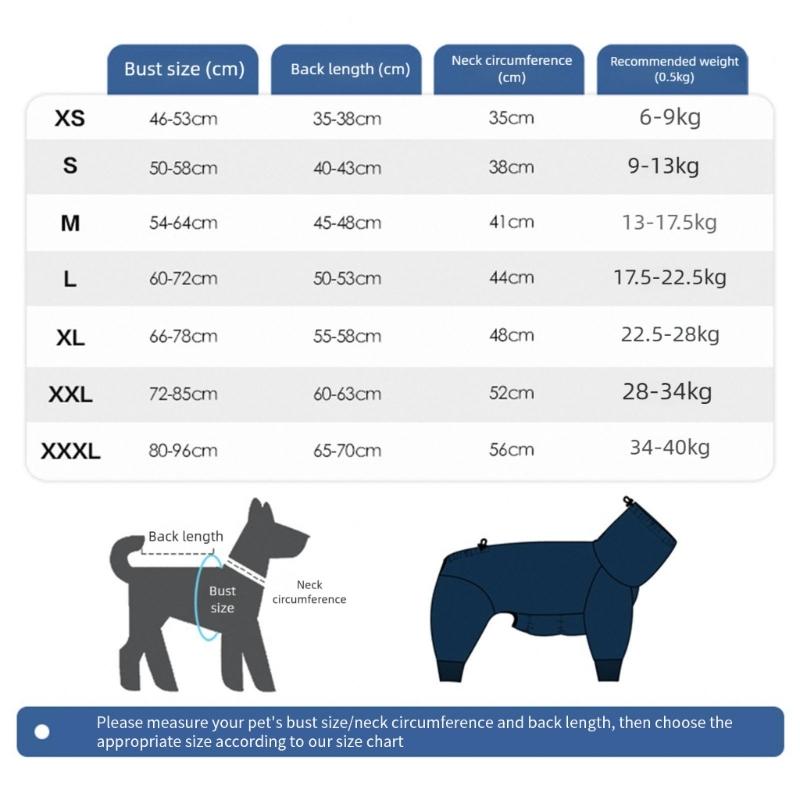 Haină groasă de fleece pentru câine, acoperire completă a corpului, cu patru picioare, pentru animale de companie active, activități în aer liber, rase, pijamale pentru casă