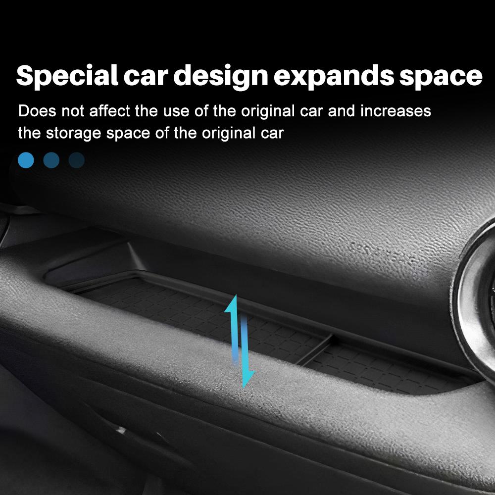 For TOYOTA C-HR 2024 2025 2026 2027 Car Center Console Armrest Storage Tray Anti-scratch Wearproof Silicone Decor Accessories